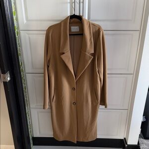 Maudye Jayne Elegant Tan Women's Coat XL